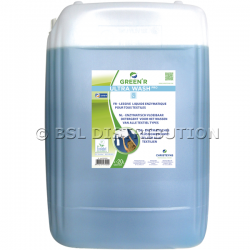 Lessive liquide enzymatique GREEN'R ULTRA WASH PRO pour tous textiles 20L 